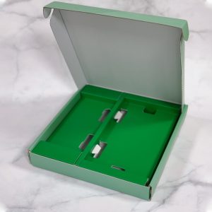 客製化局部上光,極簡風飛機盒